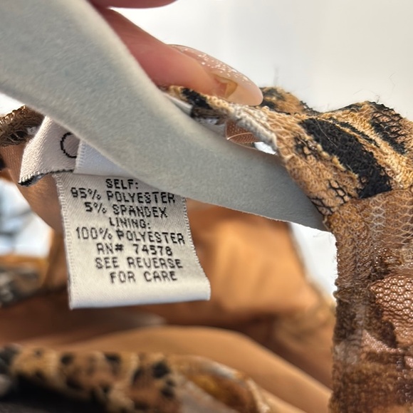 Cache Animal Print Tropical Lace Tank Top Resort Vacation - Picture 6 of 6